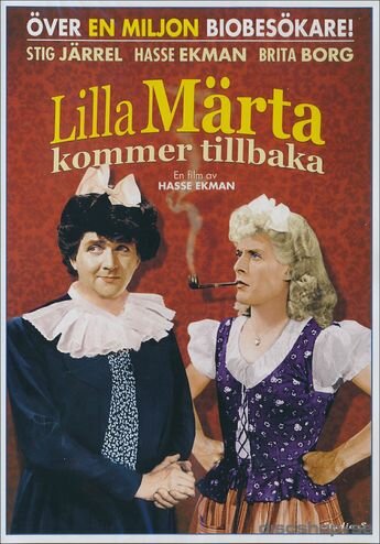 Lilla Märta kommer tillbaka eller Grevinnans snedsteg eller Den vilda jakten efter det hemliga dokumentet (1948) постер